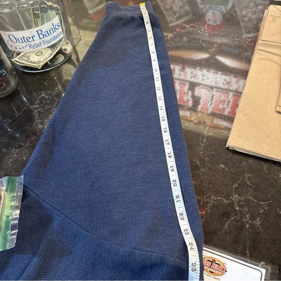 U.S. Polo 3XLT Navy Pull Over Cotton Blend 1/4 Zip Ribbed LS Pony Logo - Picture 14 of 15